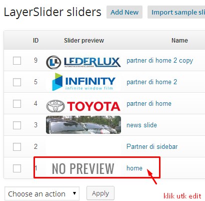 edit layer slider