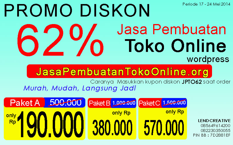 Jasa Pembuatan Toko Online Wordpress