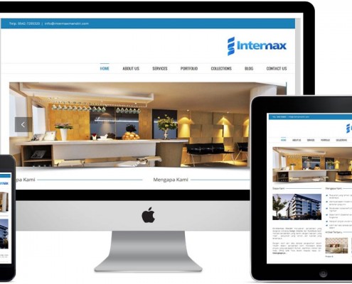 intermax resp Jasa Pembuatan Website Perusahaan CV.Intermax Mandiri