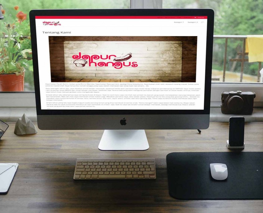 Jasa Pembuatan Website Toko Online Dapur Hangus