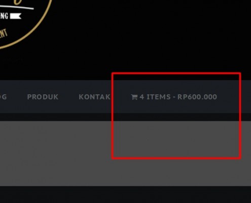 cara membuat menu cart woocommerce