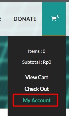 menambah menu my-account