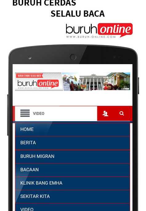 Jasa Pembuatan WebApp Android Buruh Online