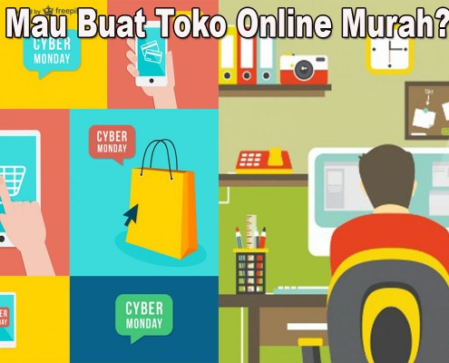 membuat toko online murah