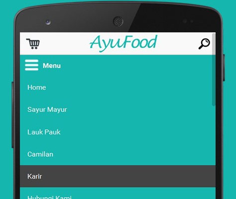 Jasa Pembuatan WebApp Android Ayufood