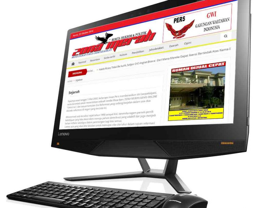 Jasa Pembuatan Website Portal Berita dan Majalah Online Zona Merah
