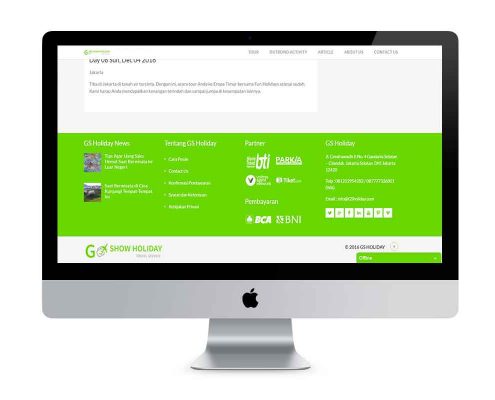 jasa pembuatan website travel