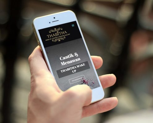 mbl jasa pembuatan website make up thabitha