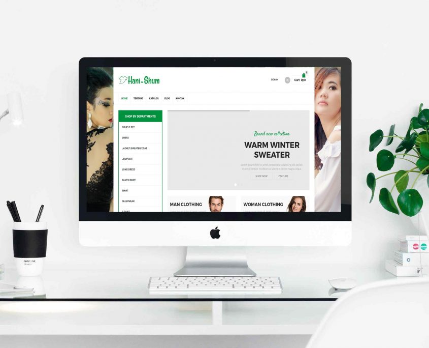 jasa website fashion